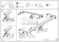 Фаркоп Galia для Lada (ВАЗ) Vesta № L025A