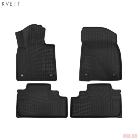 Коврики в салон 3D Kvest для Lexus GX (2013-2023) 5 шт. № KVESTLEX00004Kg1
