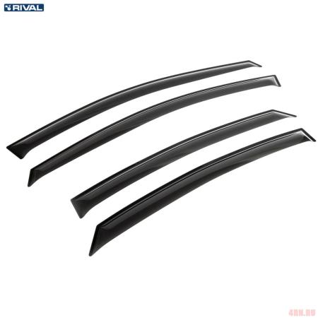Дефлекторы окон Rival Premium для Subaru XV (2017-2023) № 35402001
