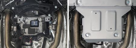 Защита раздаточной коробки для Audi A6 (2018-2025) № 333.0344.1