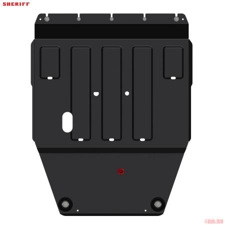 Защита картера и КПП для Dong Feng 580 (2019-2025) № 28.4322