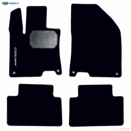 Коврики салона текстильные плотность оригинальные для Geely Coolray (2020-2025) № GA03NPSX11