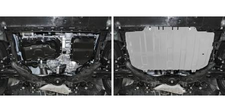 Защита картера и КПП для Mazda 3 BM (2013-2018) № AM333.3825.1