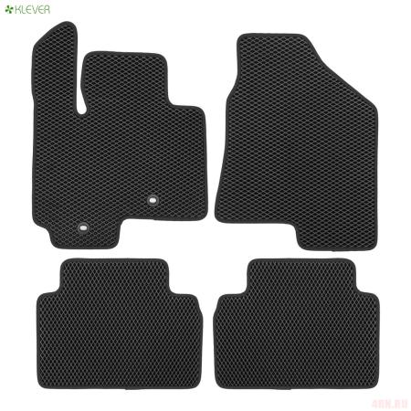 Коврики салона EVA для Kia Sportage R (2022-2025) с черной окантовкой 4 шт. № EVA.B.0502507522110k