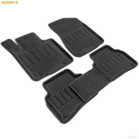 Коврики салона 3D Evaplast текстильные для Kia Sorento (2020-2025) Ser.S № 4521025500