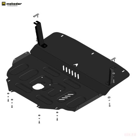 Защита картера и КПП для Changan UNI-T (2020-2025) № 57206