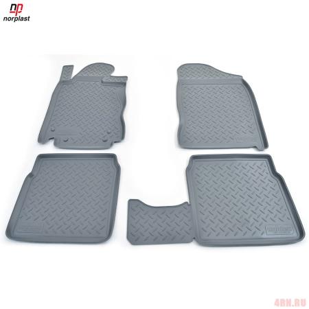 Коврики салона Norplast для Chrysler PT Cruiser (2000-2010) серые № NPL-Po-09-20-G
