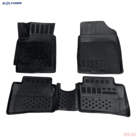 Коврики 3D салона для Hyundai Solaris (2017-2022) № S0706