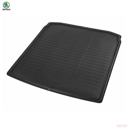 Коврик багажника двухсторонний (с двойным полом) оригинальный для Skoda Octavia А8 универсал (2020-2025) № 5E7061163A