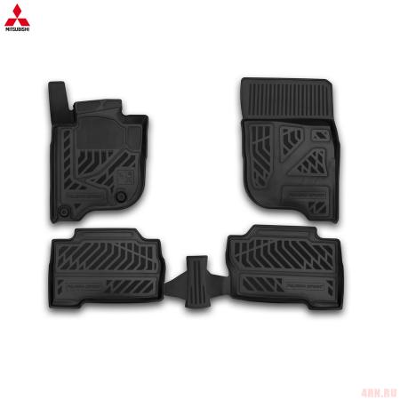 Коврики салона оригинальные для Mitsubishi Pajero Sport (2016-2025) № MZ353012