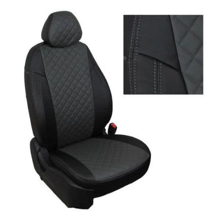 Чехлы на сиденья Автопилот Ромб для Volkswagen T6 3 места (2015-2025) № vo-tsh-g5-chets-r