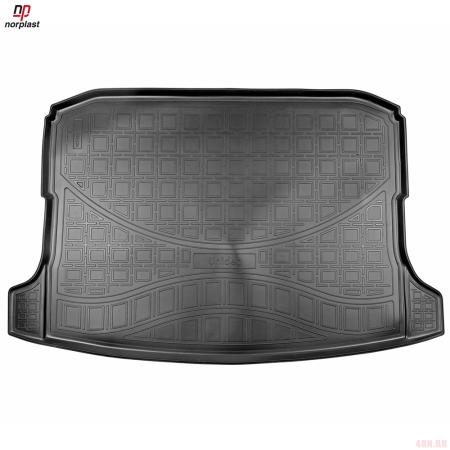 Коврик багажника для Skoda Karoq (2018-2025) для России (с ушами) № NPA00-T81-224