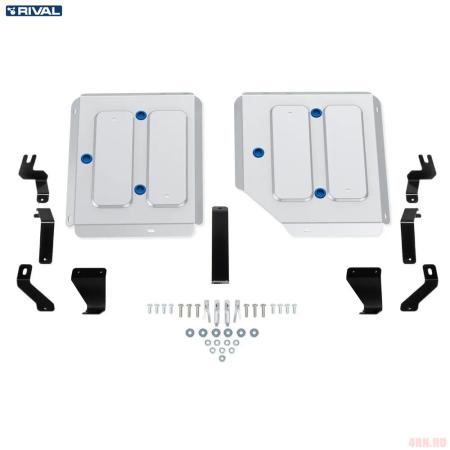 Защита топливного бака для Haval Dargo (2022-2025) полный привод, 2 части № 333.9426.1