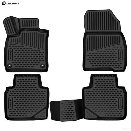 Коврики 3D салона для Honda Accord (2023-2025) № ELEMENT3DAN0680210k