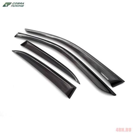 Дефлекторы боковых окон Cobra для Geely MK седан (2008-2015) № G10108