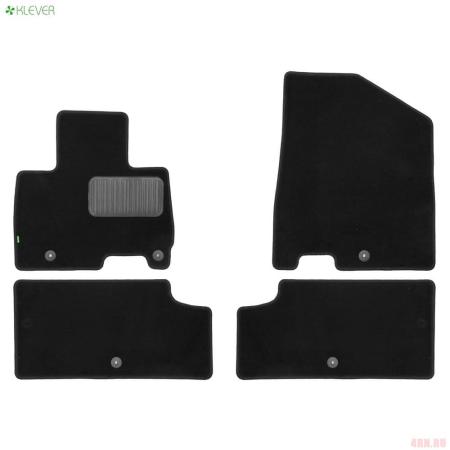 Коврики салона текстильные Standard для Kia Carnival Premium (2021-2025) № KLEVER0202507001210kh