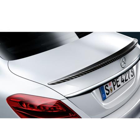 Задний спойлер в стиле «карбон» оригинальный для Mercedes С-Class (2014-2025) № A2057930500