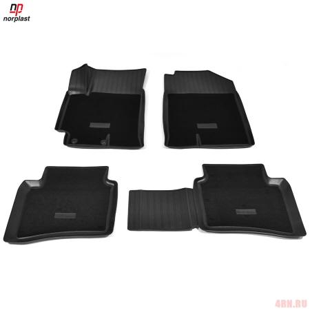 Коврики салона Norplast 3D комбинированные для Kia Rio (2017-2023) № NPA11-C43-504-CM