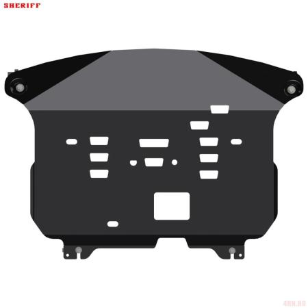 Защита картера и КПП для Hyundai Grand Santa Fe (2018-2025) № 10.3929 V1