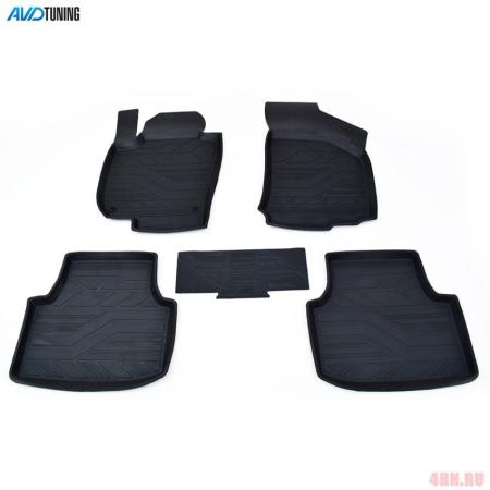 Коврики салона AVD Tuning для Volkswagen Passat B7 (2011-2015) № ADRPLR289