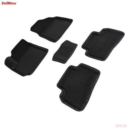 Коврики салона Eva 3D "ромб" для Hyundai Creta (2021-2025) № 96499