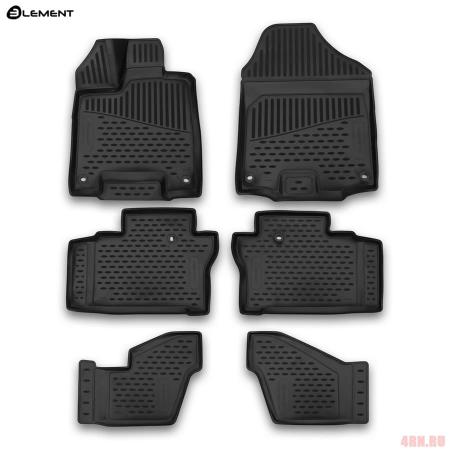 Коврики салона Element 3D для Нonda Pilot (2016-2025) 3 ряда № ELEMENT3D1836210k