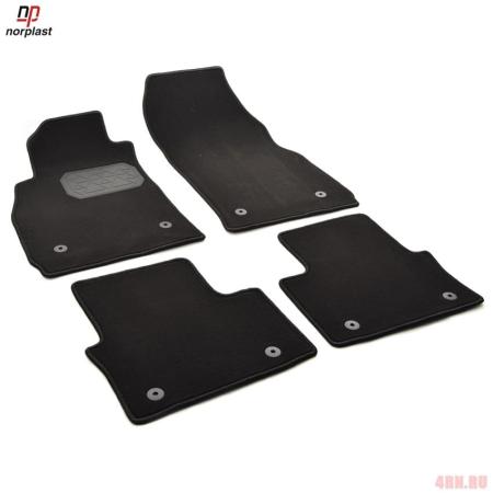 Коврики салона Norplast текстильные для Opel Insignia (2014-2017) № NPA00-Vte-630-400a