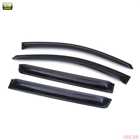 Дефлекторы боковых окон для Mitsubishi Pajero Sport (2016-2025) № SMIPSP1632
