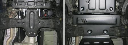 Защита КПП для Volkswagen Amarok (2016-2021) № 111.5852.1