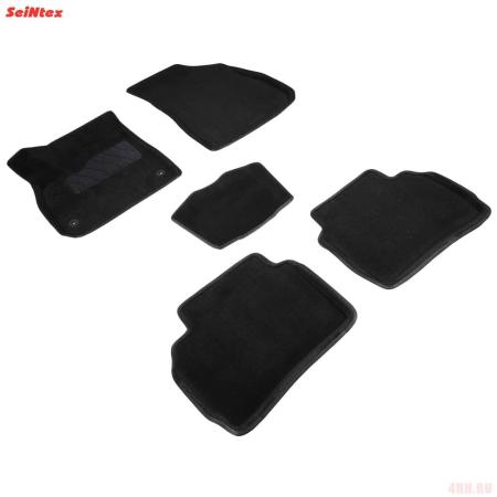 Коврики салона 3D текстильные для Chevrolet Malibu (2016-2025) серые № 89349