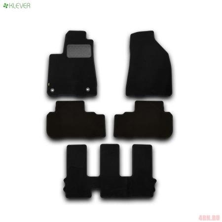 Коврики салона Klever текстильные Standart для Toyota Highlander (2014-2019) № KVR02487501210kh