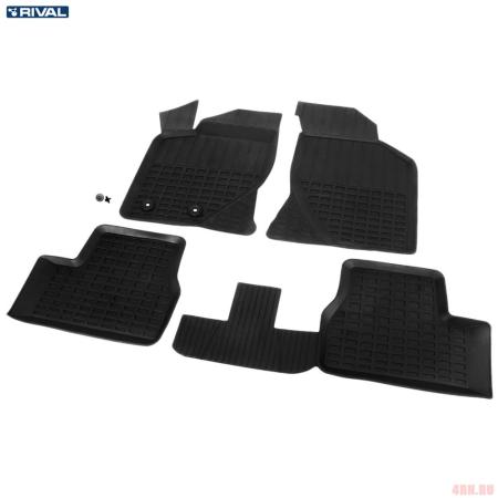 Коврики салона Rival литьевые для Lada (ВАЗ) Granta (2011-2018) № 66001001