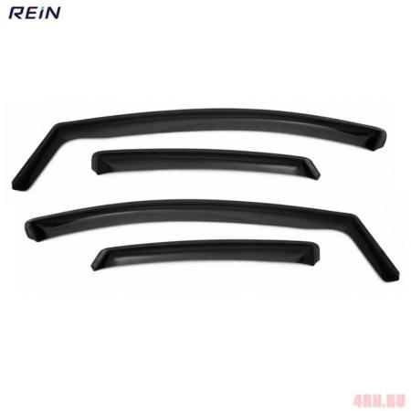 Дефлекторы окон Rein для Ford Focus 3 хэтчбек (2011-2018) вставной под резинку № REINWV965