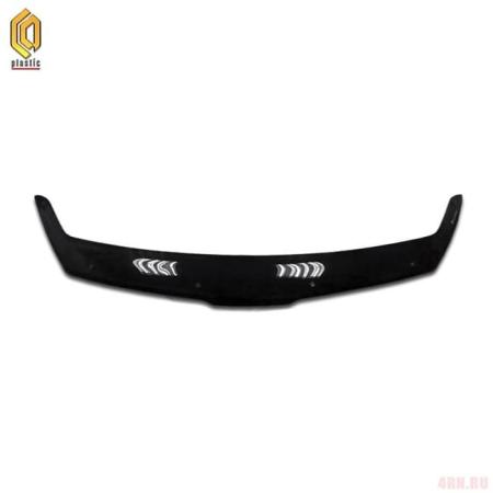 Дефлектор капота CA Plastic Classic черный для Kia Rio X-Line (2017-2023) № 2010010113131
