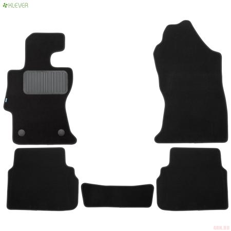 Коврики салона Klever текстильные Premium для Subaru XV (2017-2023) № KLEVER03462122110kh