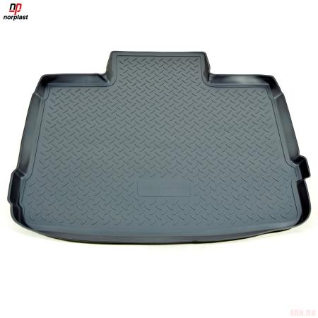 Коврик багажника для Opel Insignia седан, хэтчбек (2008-2017) (с докаткой) серый № NPL-P-63-21-G