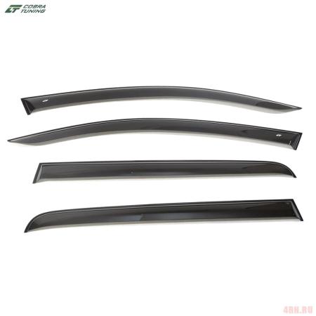 Дефлекторы боковых окон Cobra для Opel Astra H универсал (2004-2012) № O10604