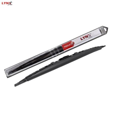 Щетки стеклоочистителя (водительская со спойлером), каркасные LYNX (комплект) для Mitsubishi Grandis (2004-2011) № 700LS-550L
