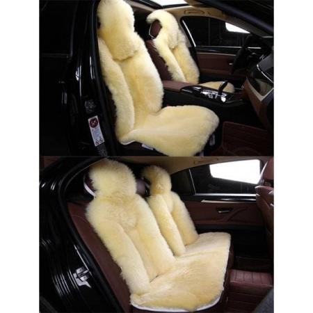 Комплект накидок из натурального меха (комбинированный ворс) № KOMPB014