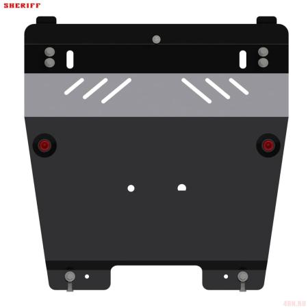 Защита картера и КПП для Renault Duster (2015-2020) № 18.2219 V2