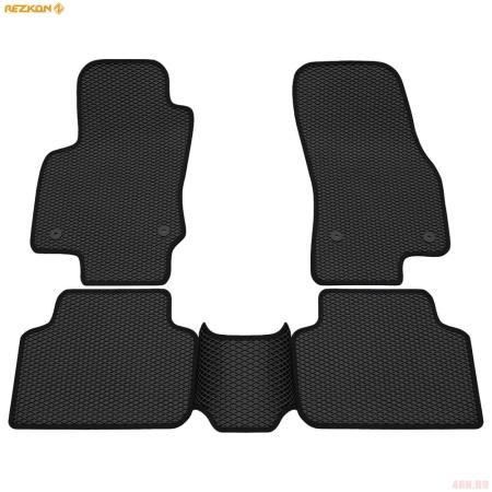 Коврики салона Rezkon EVA резиновые для Tiguan (2017-2025) № 9035025201