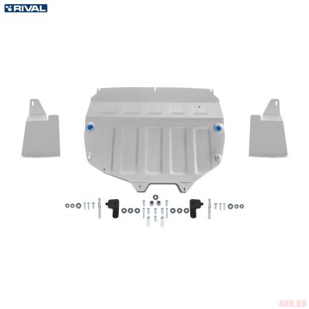 Защита картера и КПП (c пыльниками) для Chery Tiggo 8 Pro (2021-2025) № 333.0921.1