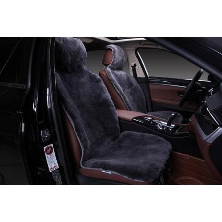 Накидка из натурального меха (овчина, короткий ворс, цельная шкура, Австралия) № C002