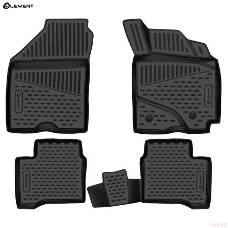Коврики 3D салона для Suzuki Swift (2017-2023) правый руль 4 шт. № ELEMENT3DAN0444210k