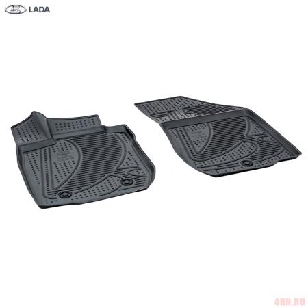 Коврики салона передние оригинальные для Lada (ВАЗ) Largus фургон (2012-2025) № 99999902273182