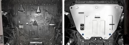 Защита двигателя и КПП для Volvo XC40 4WD (2017-2025) № 333.5913.1