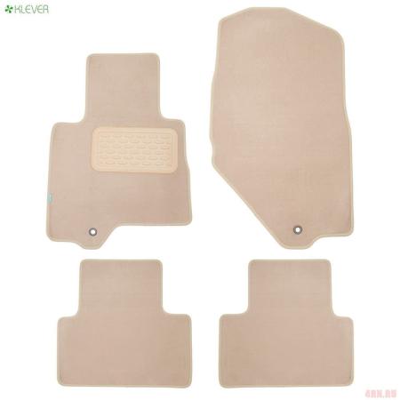 Коврики салона Klever текстильные Premium для Infiniti FX (2009-2014) бежевые № KLEVER04761122112kh