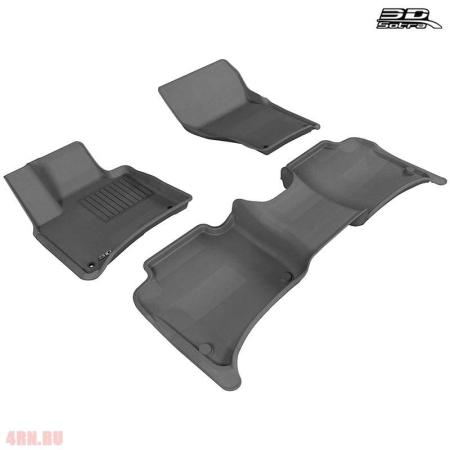 Коврики салона Sotra Liner 3D VIP серые для Volkswagen Touareg (2010-2018) № ST 73-00052