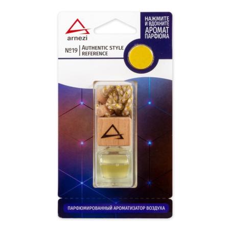 Ароматизатор жидкий подвесной флакон с деревянной крышкой ARNEZI французский автопарфюм №19 authentic style reference ARNEZI A1509098