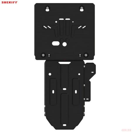 Защита картера и КПП для Genesis GV80 (2021-2025) № 09.4871